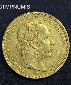 ,MONNAIE,AUTRICHE,20,FRANCS,8,FLORIN,1879,OR,