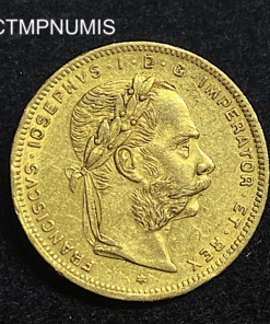 ,MONNAIE,AUTRICHE,20,FRANCS,OR,8,FLORIN,1880,