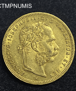 ,MONNAIE,AUTRICHE,20,FRANCS,8,FLORIN,1882,OR,