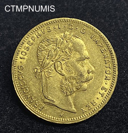 ,MONNAIE,AUTRICHE,20,FRANCS,8,FLORIN,1882,OR,