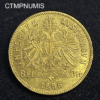 ,MONNAIE,AUTRICHE,20,FRANCS,8,FLORIN,OR,1886,