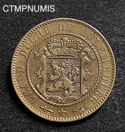 ,MONNAIE,LUXEMBOURG,10,CENTIMES,1854,SUP,