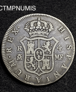 ,MONNAIE,ESPAGNE,4,REALES,ARGENT,1792,MADRID,