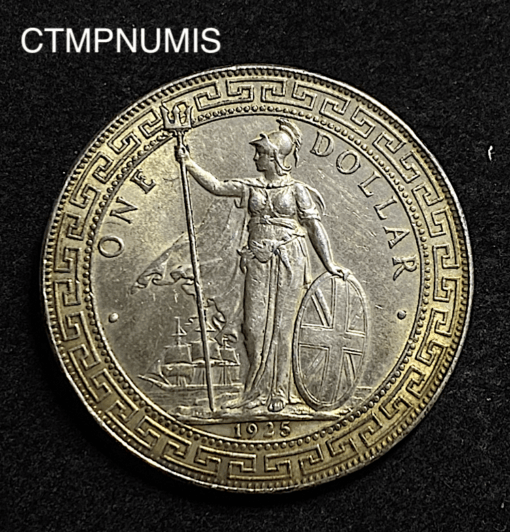 ,MONNAIE,ASIE,TRADE,DOLLAR,ARGENT,1925,