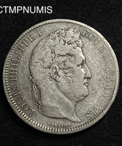 ,MONNAIE,5,FRANCS,LOUIS,PHILIPPE,1831,MARSEILLE,CREUX,
