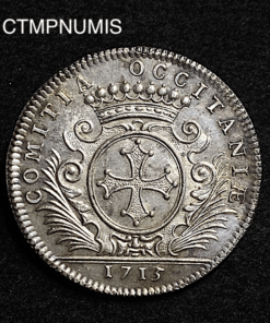 ,JETON,LANGUEDOC,LOUIS,XIV,1715,