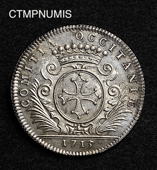 ,JETON,LANGUEDOC,LOUIS,XIV,1715,