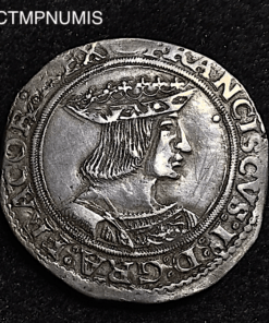 ,MONNAIE,TESTON,ARGENT,FRANCOIS,I°,TOULOUSE,
