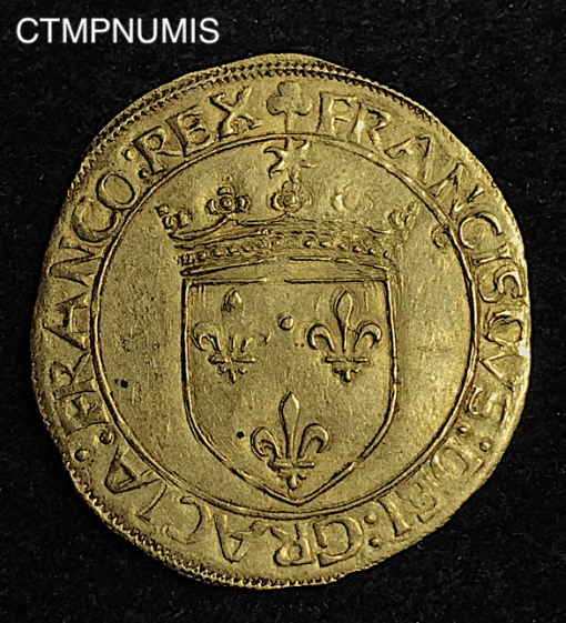 ,MONNAIE,ECU,OR,SOLEIL,FRANCOIS,I°,TOULOUSE,