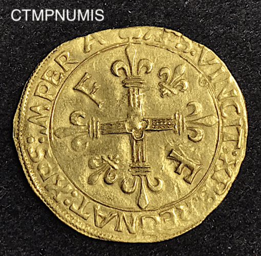 ,MONNAIE,ECU,OR,SOLEIL,FRANCOIS,I°,TOULOUSE,