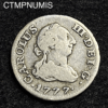 ,MONNAIE,ESPAGNE,1/2,REAL,CHARLES,1777,MADRID,