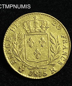 ,MONNAIE,20,FRANCS,OR,LOUIS,XVIII,1815,R,LONDRES,