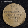 ,MONNAIE,OBSIDIONALE,XX,SOLS,1708,LILLE,