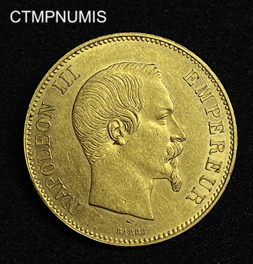 ,MONNAIE,100,FRANCS,OR,NAPOLEON,III,1857,