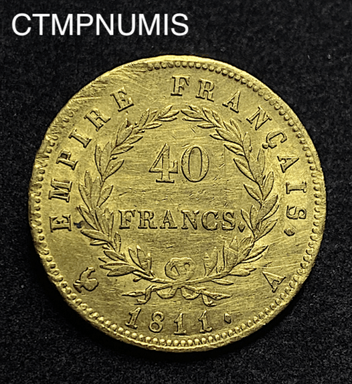 ,MONNAIE,40,FRANCS,OR,NAPOLEON,1811,