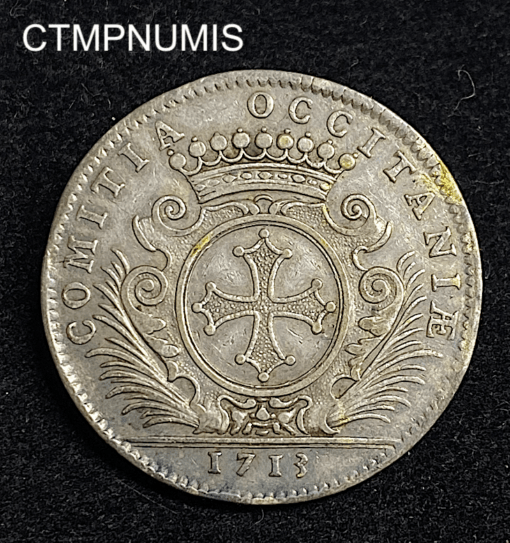 ,JETON,LANGUEDOC,LOUIS,XIV,1713,TOULOUSE,