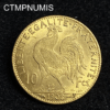 ,MONNAIE,10,FRANCS,OR,COQ,1908,