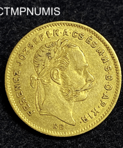 ,MONNAIE,HONGRIE,10,FRANCS,4,FORINT,1875,