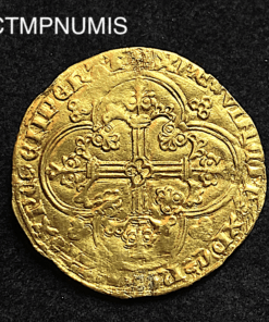 ,MONNAIE,FRANC,A,CHEVAL,CHARLES,V,OR,
