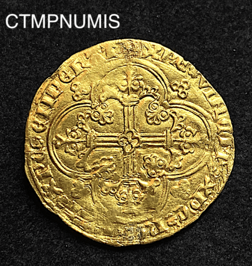 ,MONNAIE,FRANC,A,CHEVAL,CHARLES,V,OR,