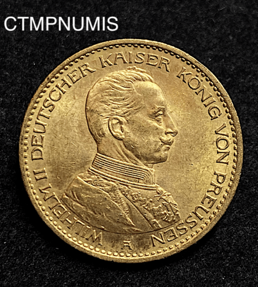 ,MONNAIE,PRUSSE,20,MARK,OR,1913,