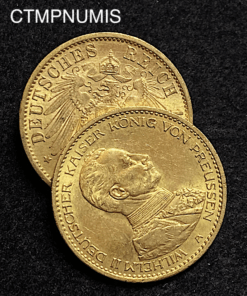 ,MONNAIE,PRUSSE,20,MARK,OR,1913,
