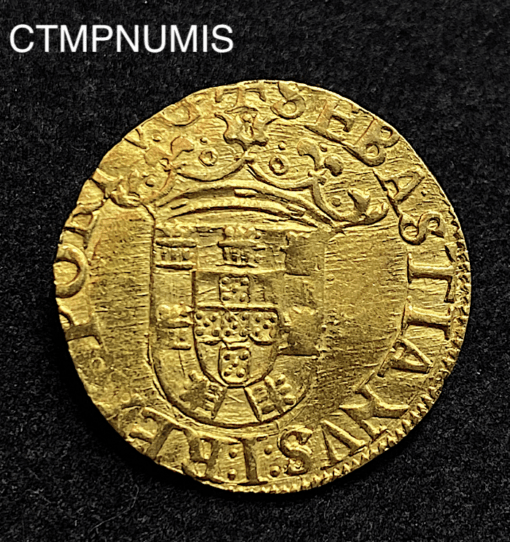 ,MONNAIE,PORTUGAL,1,CRUZADO,OR,SEBASTIEN,