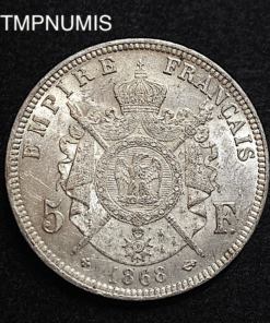 ,MONNAIE,5,FRANCS,NAPOLEON,1868,STRASBOURG,