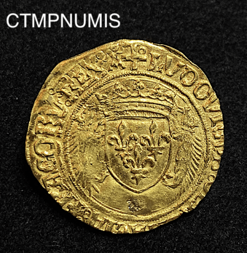,MONNAIE,ECU,OR,LOUIS,XII,PORC,EPIC,