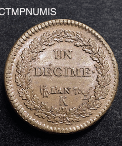 ,UN,DECIME,DUPRE,AN,7,K,BORDEAUX,SPL,