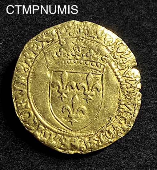 ,MONNAIE,ECU,OR,LOUIS,XI,LYON,