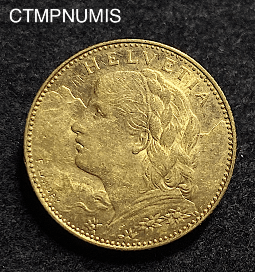 ,MONNAIE,SUISSE,10,FRANCS,OR,1913,