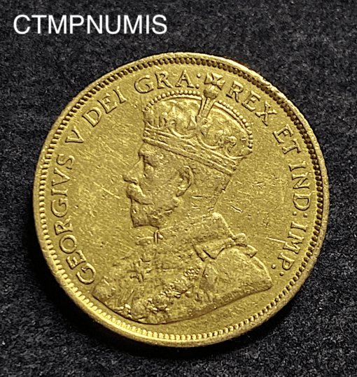 ,MONNAIE,CANADA,5,DOLLAR,OR,1912,