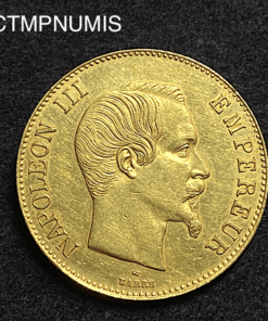 ,MONNAIE,100,FRANCS,OR,NAPOLEON,1857,