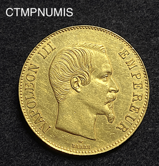 ,MONNAIE,100,FRANCS,OR,NAPOLEON,1857,