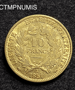 ,MONNAIE,10,FRANCS,OR,CERES,1851,