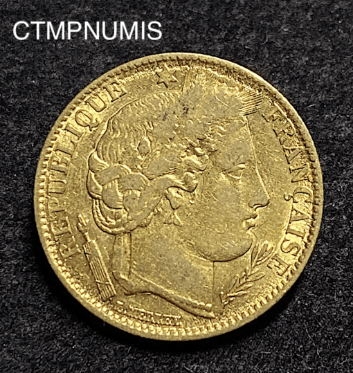 ,MONNAIE,10,FRANCS,OR,CERES,1851,