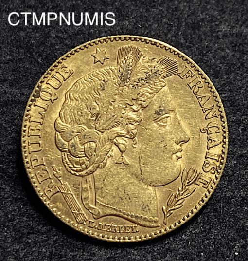 ,MONNAIE,10,FRANCS,OR,CERES,1896,