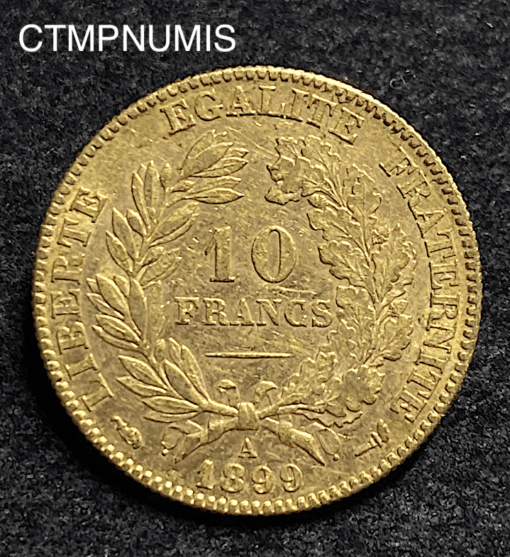 ,MONNAIE,10,FRANCS,OR,CERES,1899,