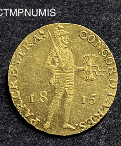 ,MONNAIE,PAYS,BAS,1,DUCAT,OR,1815,