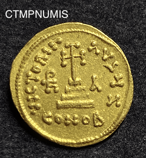 ,MONNAIE,SOLIDUS,BYSANTIN,OR,CONTANTIN,HERACLONAS,