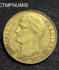 ,MONNAIE,CONSULAT,40,FRANCS,OR,NAPOLEON,AN,12,