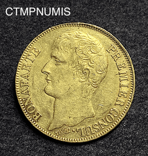 ,MONNAIE,CONSULAT,40,FRANCS,OR,NAPOLEON,AN,12,