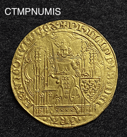 ,MONNAIE,ECU,OR,A,LA,CHAISE,PHILIPPE,VI,