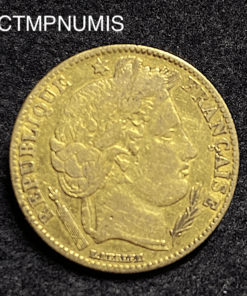 ,MONNAIE,10,FRANCS,OR,CERES,1850,
