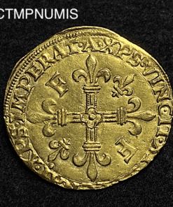 ,MONNAIE,FRANCOIS,I°,ECU,OR,AU,SOLEIL,PARIS,