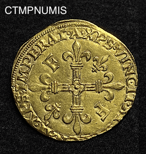 ,MONNAIE,FRANCOIS,I°,ECU,OR,AU,SOLEIL,PARIS,