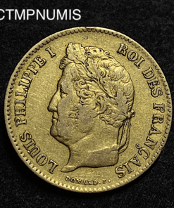 ,MONNAIE,40,FRANCS,OR,1831,LOUIS ,SANS,ETOILE,