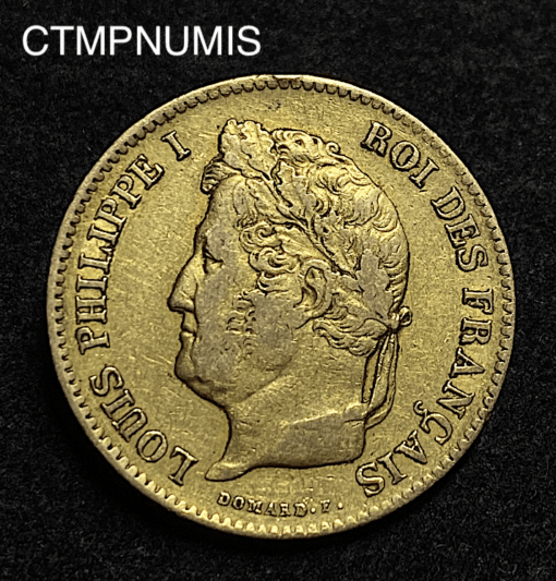 ,MONNAIE,40,FRANCS,OR,1831,LOUIS ,SANS,ETOILE,