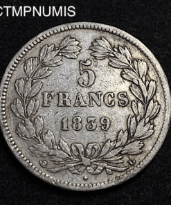 ,MONNAIE,5,FRANCS,LOUIS,PHILIPPE,1839,LYON,